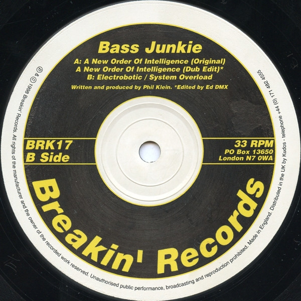 Bass Junkie - Cyber Bass EP | Breakin' Records (BRK17) - 2