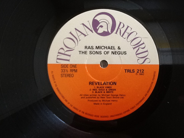 Ras Michael & The Sons Of Negus - Revelation | Trojan Records (TRLS 212) - 4