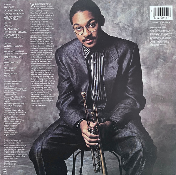 Wynton Marsalis - Hot House Flowers | Columbia (FC 39530) - 2