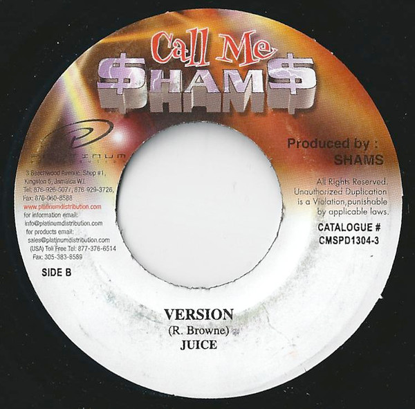 Mr. Vegas - Go Up | Call Me $ham$ (CMSPD1305-3) - 2