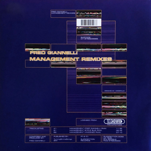 Fred Giannelli - Management (Remixes) | Superstition (Superstition 2059) - 2