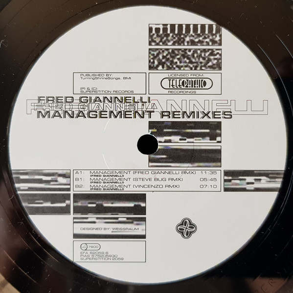 Fred Giannelli - Management (Remixes) | Superstition (Superstition 2059) - 4