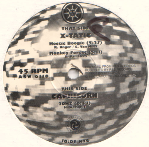 Capricorn / X-Tatic - 20Hz / Hectic Boogie / Monkey Forest | Astralwerks (ASW 6110)
