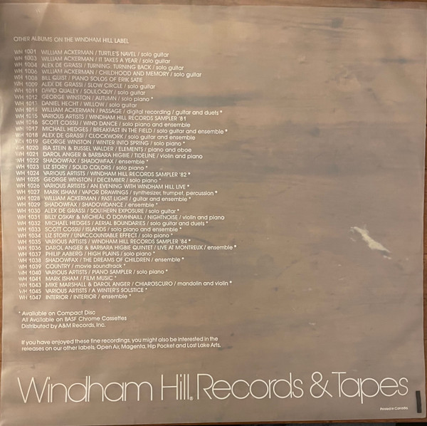 Michael Hedges - Aerial Boundaries | Windham Hill Records (WH-1032) - 3