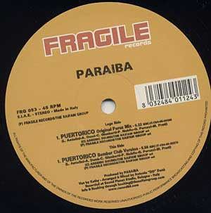 Paraiba - Puertorico | Fragile Records (FRG 053)