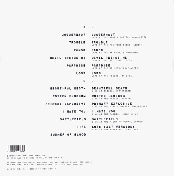 Frank Carter & The Rattlesnakes - Blossom | International Death Cult (IDC020LP) - 2