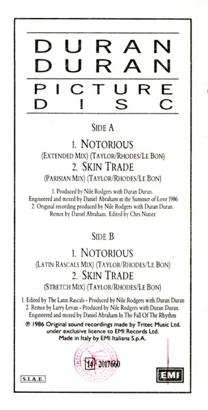 Duran Duran - Strange Behaviour | EMI (14 2017660) - 3