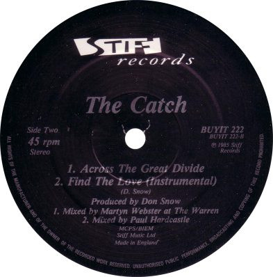 The Catch - Find The Love | Stiff Records (BUY IT 222) - 3 The Catch - Find The Love | Stiff Records (BUY IT 222) - 3