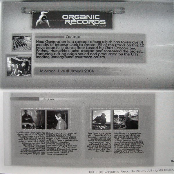 Various - New Generation | Organic Records (orgcd007) - 4