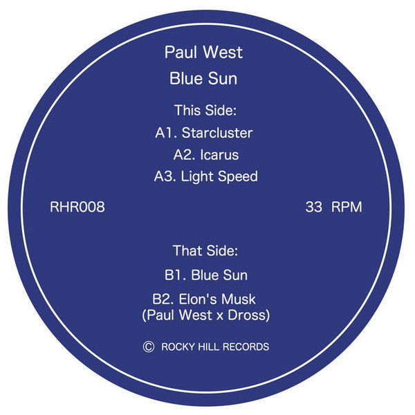Paul West - Blue Sun | Rocky Hill (RHR008) - main