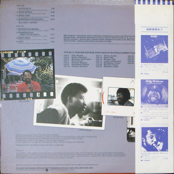 The Billy Cobham / George Duke Band - "Live" On Tour In Europe | Atlantic (P-10282A) - 2