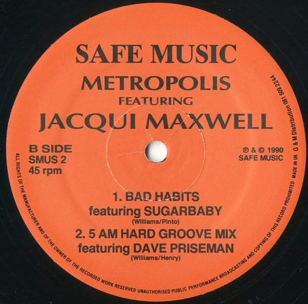 Metropolis Featuring Jacqui Maxwell - Leave Him / Bad Habits | Safe Music (SMUS 2)