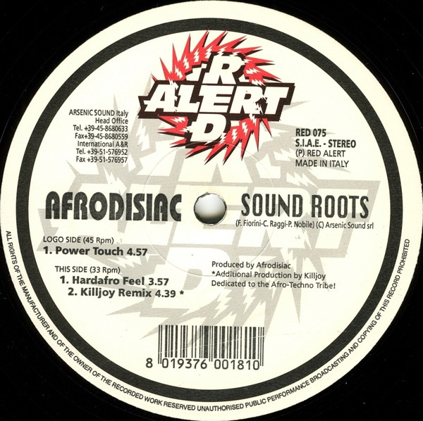 Afrodisiac - Sound Roots | Red Alert (RED 075)