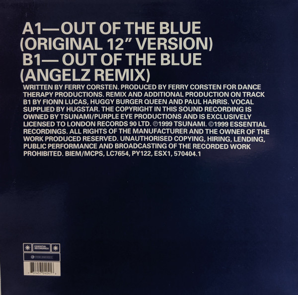 System F - Out Of The Blue | Essential Recordings (ESX1) - 2 System F - Out Of The Blue | Essential Recordings (ESX1) - 2
