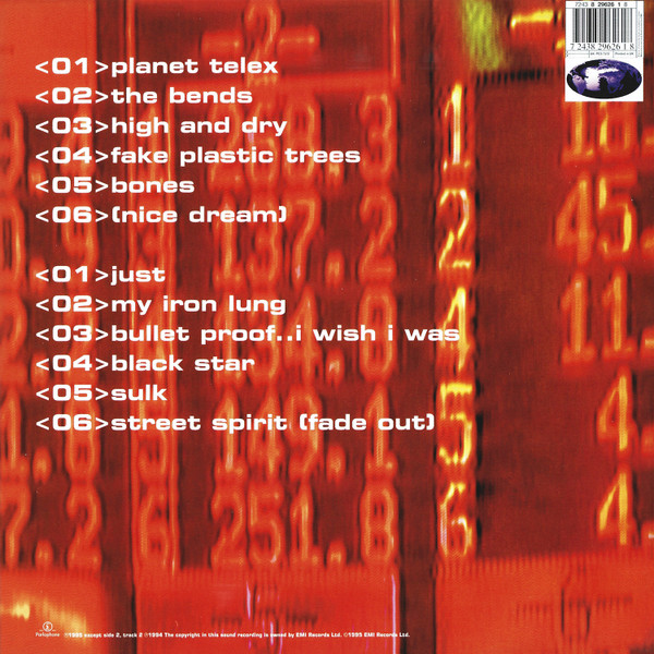 Radiohead - The Bends | Parlophone (7243 8 29626 1 8) - main Radiohead - The Bends | Parlophone (7243 8 29626 1 8) - main