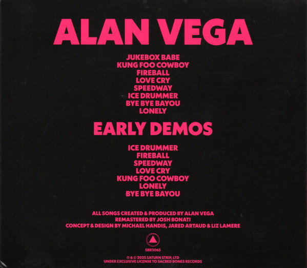 Alan Vega - Alan Vega | Sacred Bones Records (SBR3063CD) - 2