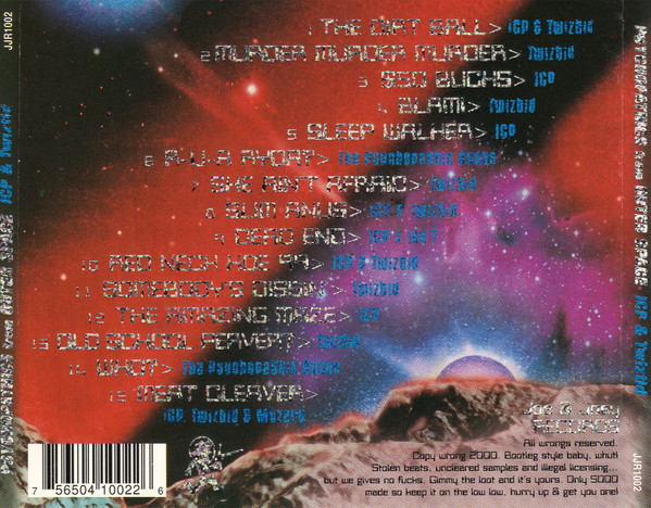 Insane Clown Posse & Twiztid - Psychopathics From Outer Space!!! | Joe & Joey Records (JJR1002) - 2
