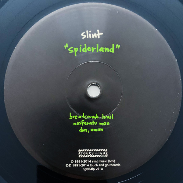 Slint - Spiderland | Touch And Go (TG364LP-V2) - 3
