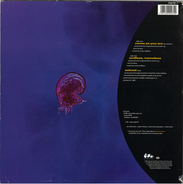 Nirvana - Come As You Are | DGC (dgctp 7) - 2