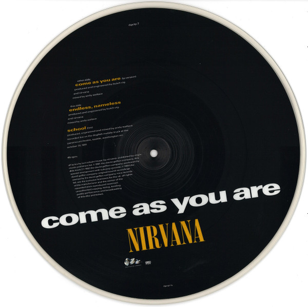 Nirvana - Come As You Are | DGC (dgctp 7) - 4