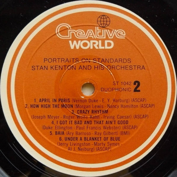 Stan Kenton And His Orchestra - Portraits On Standards | Creative World (ST 1042) - 4