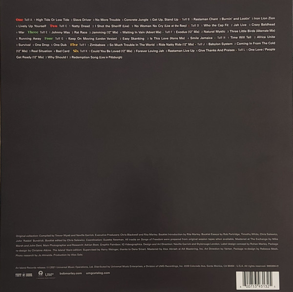Bob Marley - Songs Of Freedom - The Island Years | Tuff Gong (B0033094-01) - 2