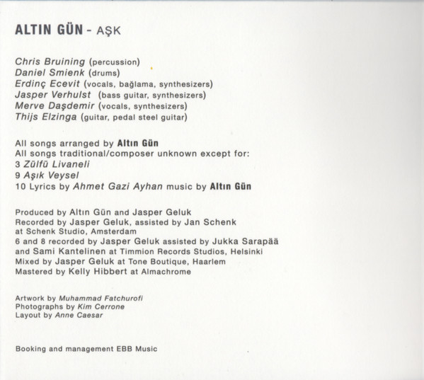 Altın Gün - Aşk | Glitterbeat (GBCD 138) - 4