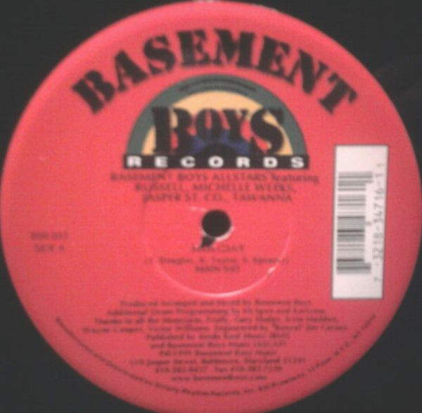 Basement Boys Allstars - Holiday | Basement Boys Records (BBR-033)