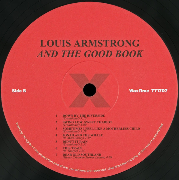 Louis Armstrong And His All-Stars With The Sy Oliver Choir - Louis And The Good Book | WaxTime (771707) - 3
