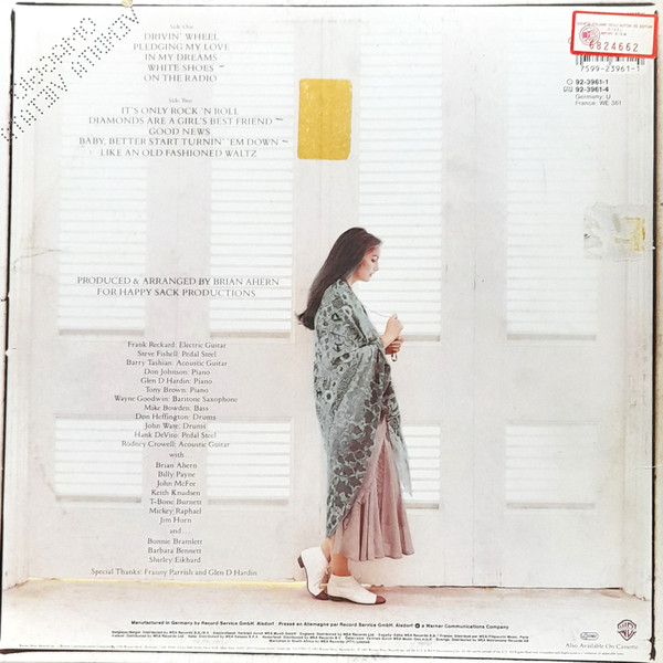 Emmylou Harris - White Shoes | Warner Bros. Records (92-3961-1) - 2