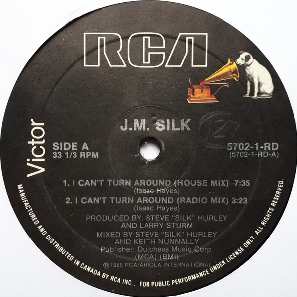 J.M. Silk - I Can't Turn Around | RCA (5702-1-R) - 3