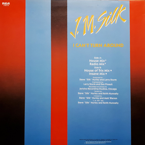 J.M. Silk - I Can't Turn Around | RCA (5702-1-R) - 2