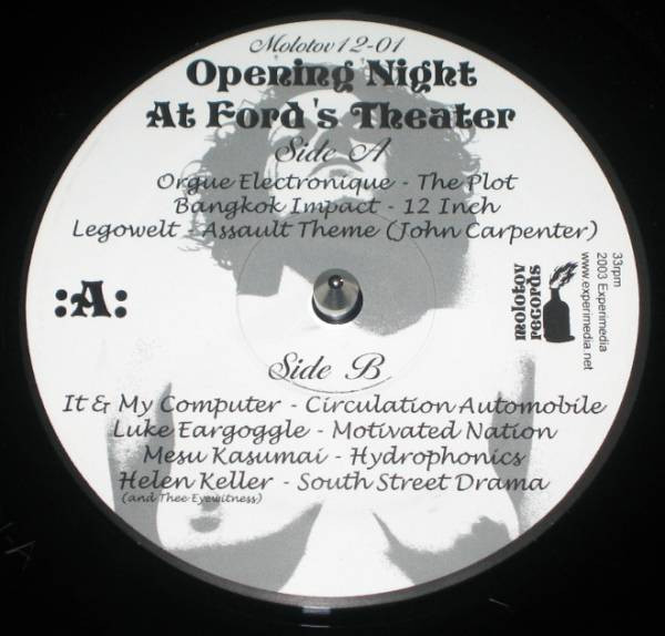 Various - Opening Night At Ford's Theater | Molotov Records (Molotov 12-01) - main