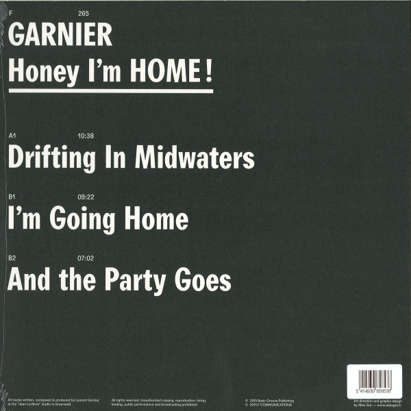 Laurent Garnier - Honey I'm Home! | F Communications (F 265) - 2