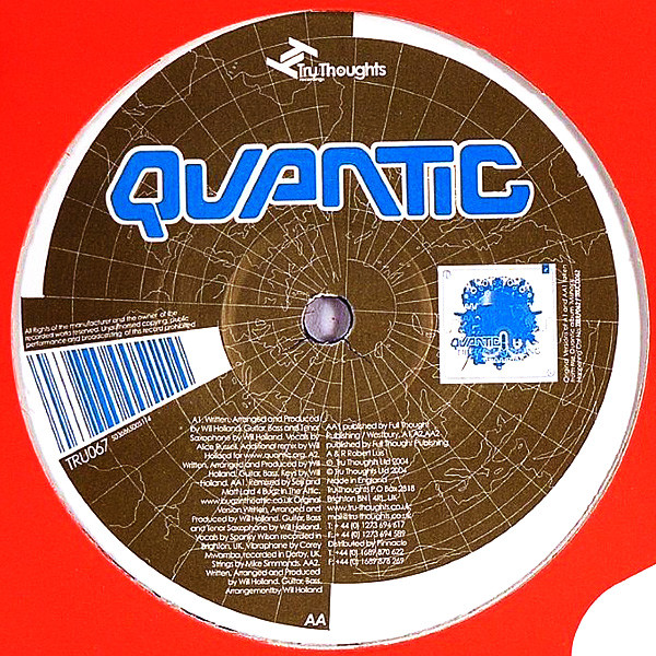 Quantic - Mishaps Happening | Tru Thoughts (TRU 067) - 2