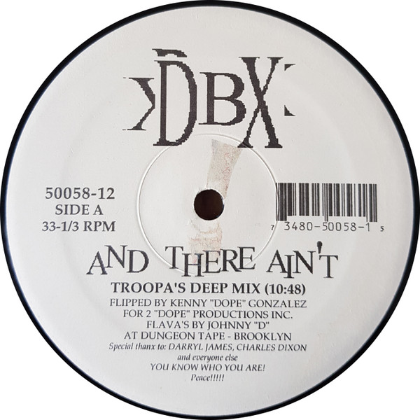 DBX - And There Ain't | Freeze Records (50058-12) - main