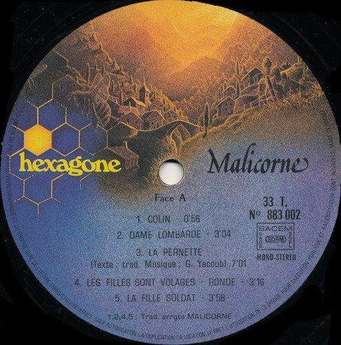 Malicorne - Malicorne | Hexagone (883 002) - 3 Malicorne - Malicorne | Hexagone (883 002) - 3