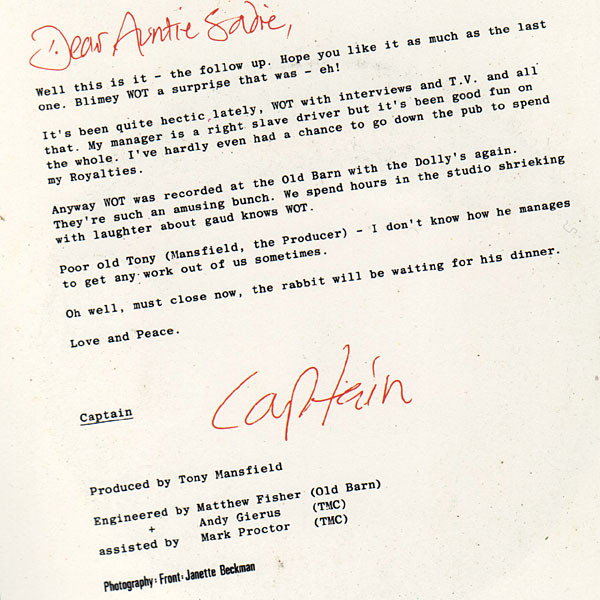 Captain Sensible - Wot! | A&M Records (CAPP 2) - 5