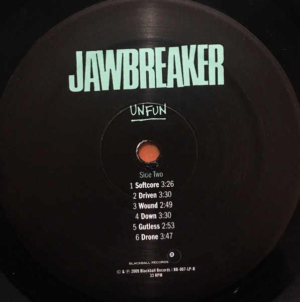 Jawbreaker - Unfun (20th Anniversary Edition) [Vinyl] | Blackball Records (BB-007-LP) - 4