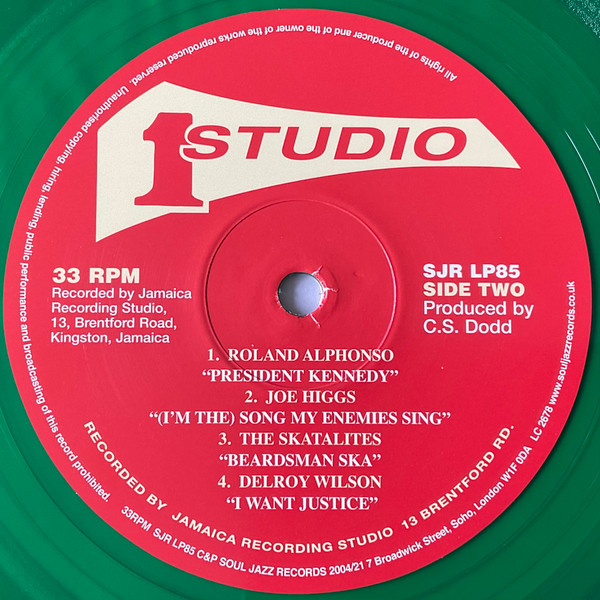 Various - Studio One Ska (The Original) | Soul Jazz Records (SJR LP85C) - 2
