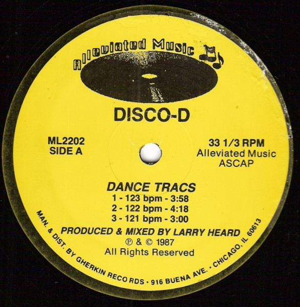 Disco-D - Dance Tracs | Alleviated Records (ML2202)