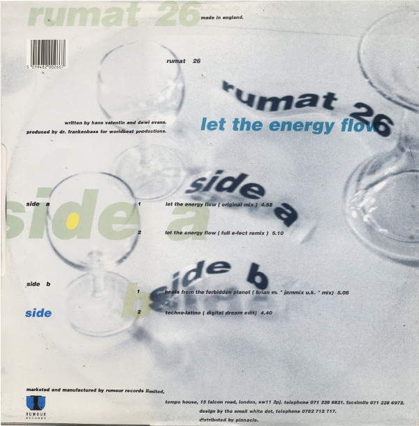 Technomania - Let The Energy Flow | Rumour Records (RUMAT 26) - 2 Technomania - Let The Energy Flow | Rumour Records (RUMAT 26) - 2