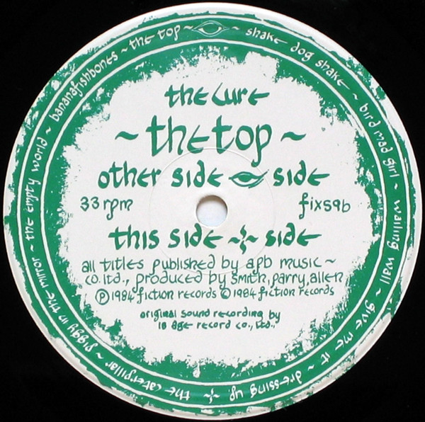 The Cure - The Top | Fiction Records (fixs9) - 4