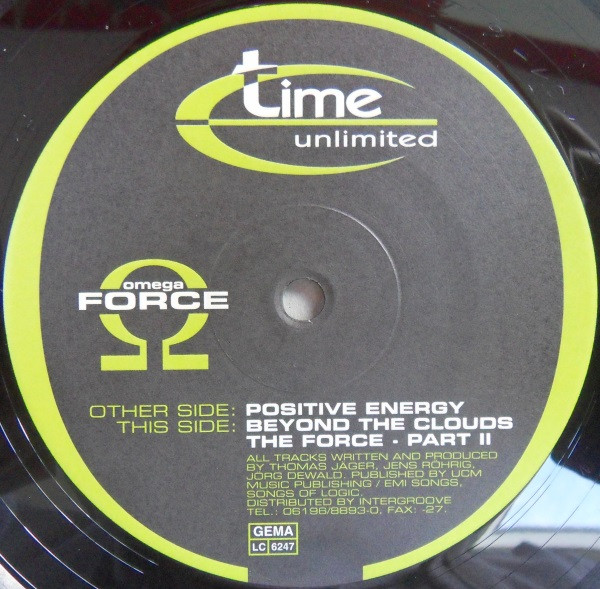 Omega Force - Positive Energy | Time Unlimited (TIME 051-6)