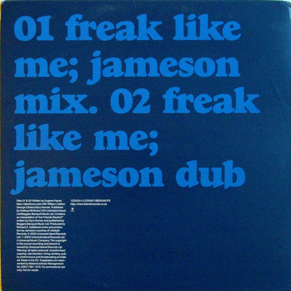Freak Like Me (Jameson Remixes)