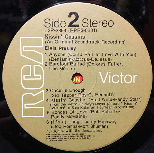 Elvis Presley - Kissin' Cousins (An Original Soundtrack Album) [Vinyl] | RCA Victor (LSP-2894) - 4