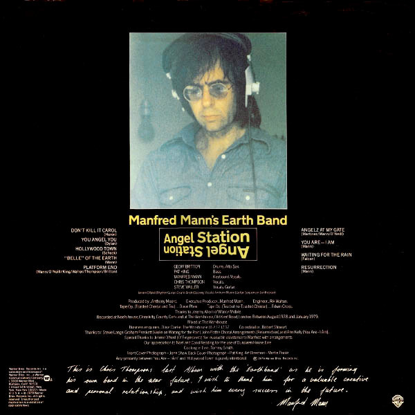 Manfred Mann's Earth Band - Angel Station | Warner Bros. Records (BSK 3302)