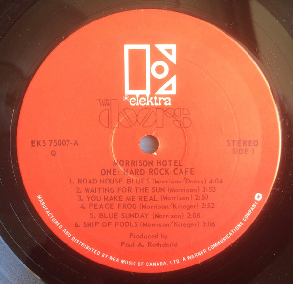 The Doors - Morrison Hotel | Elektra (EKS-75007) - 4 The Doors - Morrison Hotel | Elektra (EKS-75007) - 4