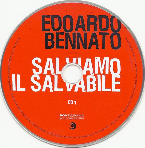 Edoardo Bennato - Salviamo Il Salvabile | Sony BMG Music Entertainment (82876871532 (3)) - 3