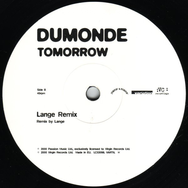 JamX & De Leon Present DuMonde - Tomorrow (DJ Jam X & De Leon & Lange Remixes) | Variation (VART6) - 3 JamX & De Leon Present DuMonde - Tomorrow (DJ Jam X & De Leon & Lange Remixes) | Variation (VART6) - 3